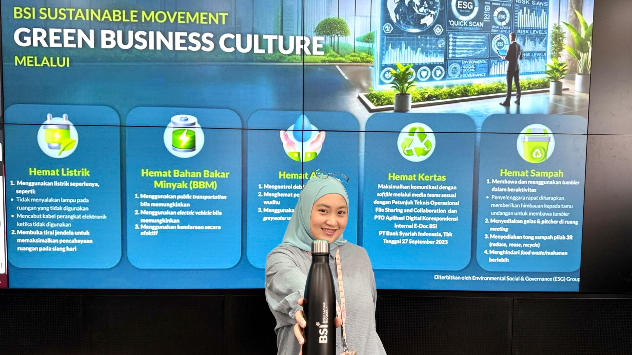 Inovasi BSI Meningkatkan Peringkat ESG ke Level ‘LEADING’