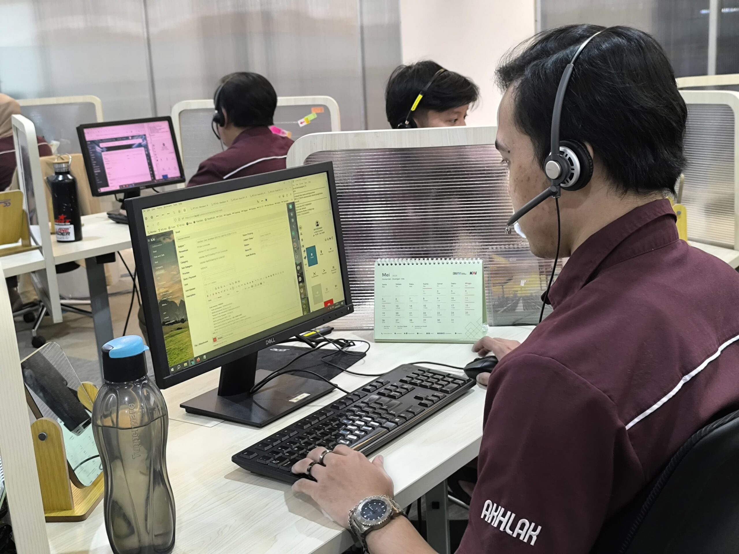 (Foto) Contact Center KAI 121, Kunci Pelayanan Cepat dan Efisien