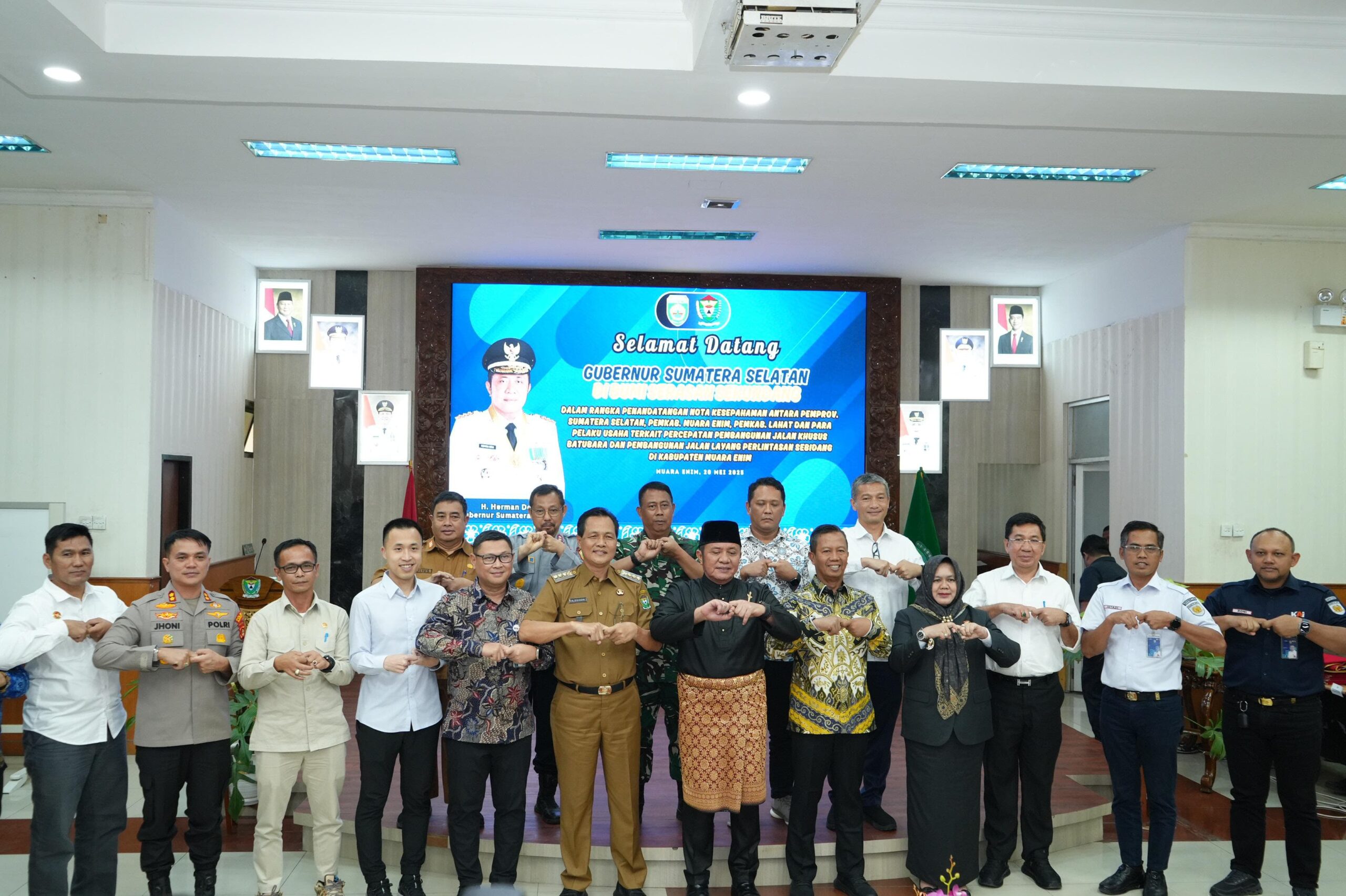 KAI Teken MoU Flyover dengan Pemprov dan Bukit Asam