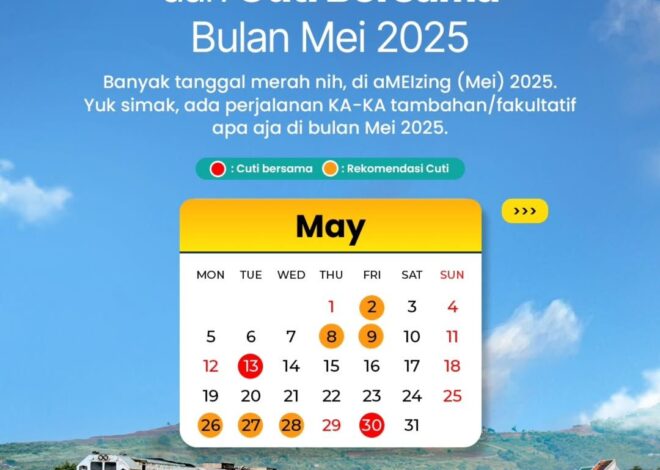 aMElzing Trip! KAI Sediakan Kereta Tambahan untuk Kenyamanan Liburan Anda