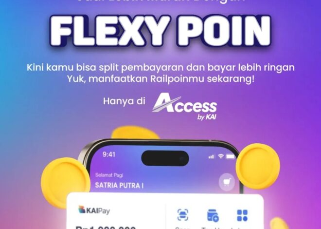 KAI Flexy Poin Hadirkan Pengalaman Baru, Tiket Kereta Api Bisa Dibayar Campuran